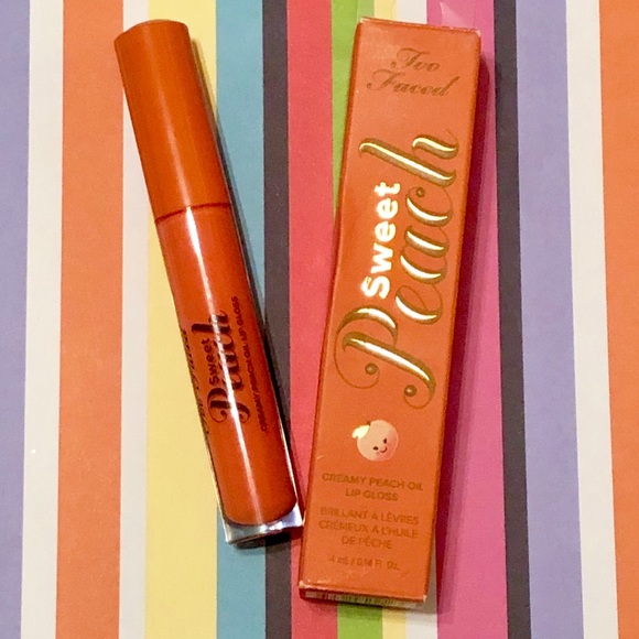SOLD🍑Too Faced Sweet Peach Gloss, Poppin Peach - Picture 6 of 8
